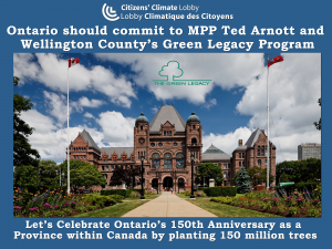 OPEN LETTER: Ontario should commit to MPP Ted Arnott  and Wellington County’s Green Legacy Program
