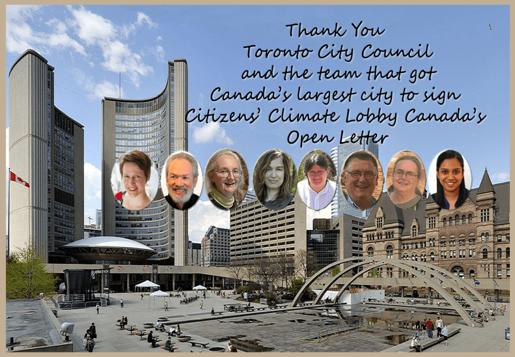 MEDIA RELEASE City of Toronto signs open letter to feds urging