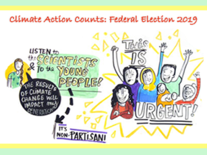MEDIA RELEASE: Climate Action Counts in Election 2019 and the Youth and the World Are Watching