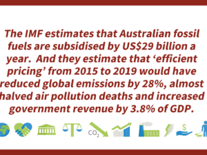 SPECIAL BLOG FROM AUSTRALIA:  Carbon pricing to the rescue – for climate and government
