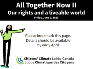 All Together Now II: Human rights and a liveable planet