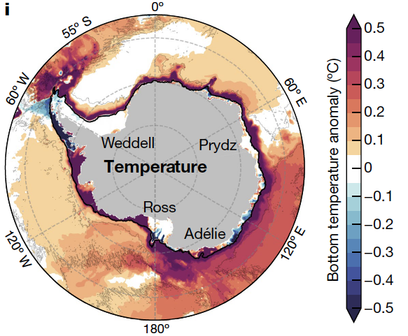 subsurface warming in the Amundsen - Bellingshausen Seas 