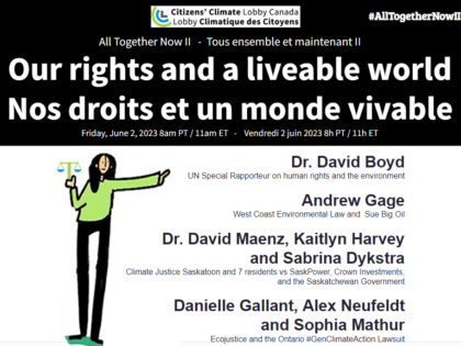 #AllTogetherNowII Our Rights and a Liveable World