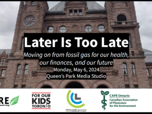 MEDIA ADVISORY: Young Ontarians ask for a clean energy future