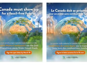 Open Letter: Canada must show up for fossil free future
