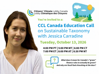 Sustainable Taxonomy with Jessica Carradine – Tuesday, October 13, 2026